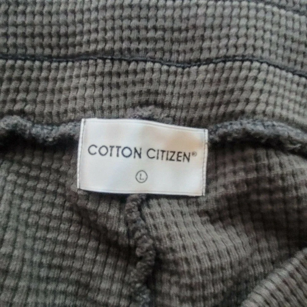 NWT Cotton Citizen men black Tyson Short Size L waffle‎